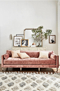 Slub Velvet Leonelle Sofa : Shop the Slub Velvet Leonelle Sofa and more Anthropologie at Anthropologie today. Read customer reviews, discover product details and more.