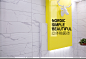 简约全瓷北欧式爵士白大理石瓷砖墙砖防滑厨房卫生间地砖300x900-淘宝网