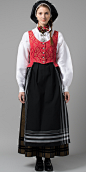 北欧挪威传统服饰参考（女子篇）