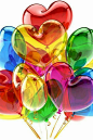 Amor balloons #heartshaped #hearts #colorful You could have many different shaped balloons