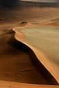 Sand dunes in Namibia
