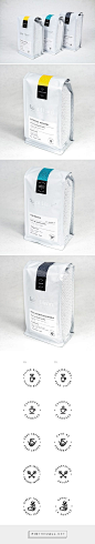 Cafe St. Henri Packaging on Behance... - a grouped images picture - Pin Them All: 
