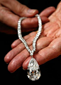 38 carat diamond necklace 7.1 million@北坤人素材