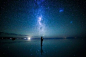 【玻利维亚乌尤尼盐沼】白天是“天空之镜”，夜晚是“星空之镜”。
