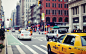 General 1280x800 New York City streets taxi