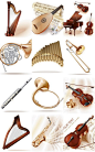 各种乐器矢量 Musical Instruments 25xEPS【http://t.cn/8FUVj20】