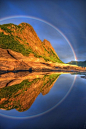 挪威 特罗姆斯——全圆彩虹