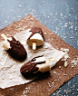 Chocolate covered coconut popsicle