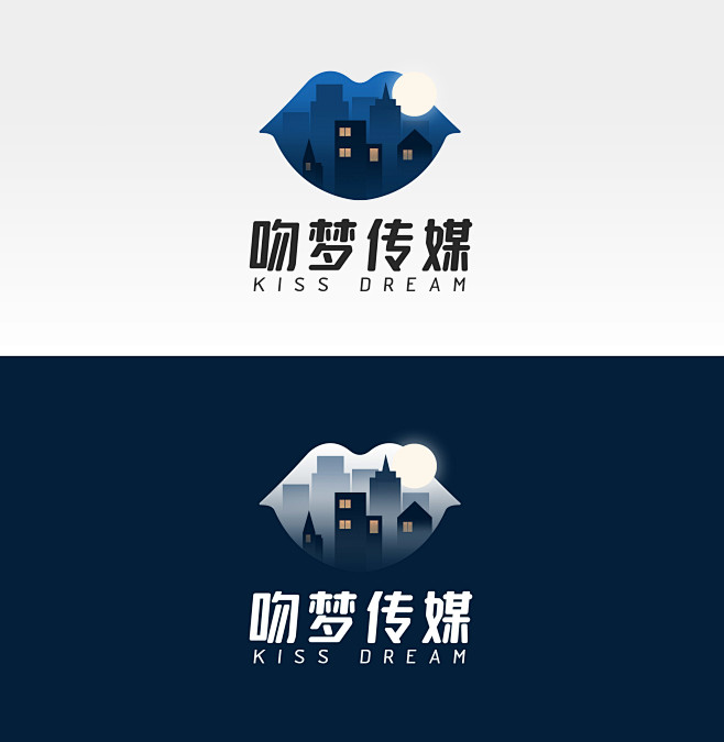 LOGO设计 扁平LOGO 嘴唇