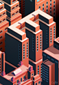 City Life - Isometric Cityscape : Isometric Cityscape