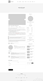 一套网页ui设计线框图原型分享，是时候给自己一个任务来完成了。
