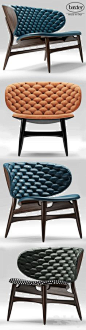 3d models: Sofa - Sofa and chair baxter DALMA