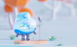 Little rokid : A project made some time ago. The goal is to make a company mascot with c4d.This project must display the special material of the character's surface through the construction of materials and scenes, and express its vitality and personality