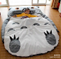 超可爱的卡通床-超大的龙猫床