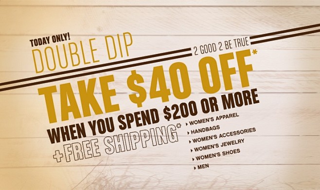 Double Dip today! $4...