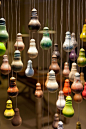 Fuori Salone 2012 Milano: l'installazione "4Watt Wooden Hermann Lamp" in Tortona Design Week 2012