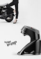 What if "Vespa" release the water purifier? : Water purifier : What if "Vespa" release the water purifier? I designed the water purifier by applying the product design identity of "vespa" with the subject of " What if Ve