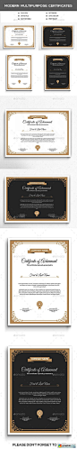 Modern Multipurpose Certificates: 