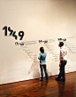 Woodstock 1969, Experimental Typographic Timeline. #exhibit