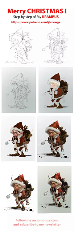 東方Nora采集到插畫：Jean-Baptiste Monge（線稿、造型）