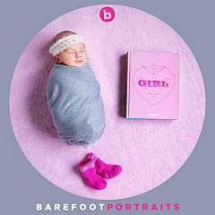 barefoot贝儿福摄影采集到NEWBORN - 新生儿