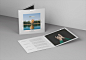 Square Greeting Card / Bi-Fold Brochure Mock-Up : With this Square Greeting Card, Bi-Fold Brochure Mock-Up you can easily present your next design project.