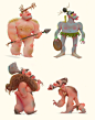 characters mix 2 on Behance