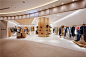 Tokyo: A.P.C. store opening – superfuture Luxury Homes Interior, Home Interior Design, Facade Design, House Design, Storefront Signage, Franchise Store, Tokyo Midtown, Mall Outfit, Shop Facade