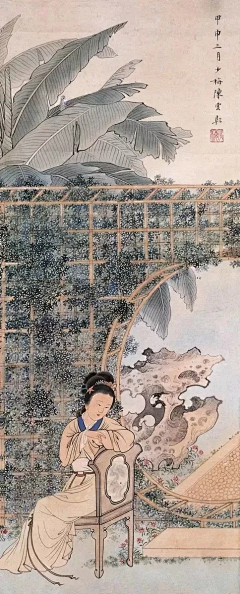 honghui采集到仕女人物绘（国画）