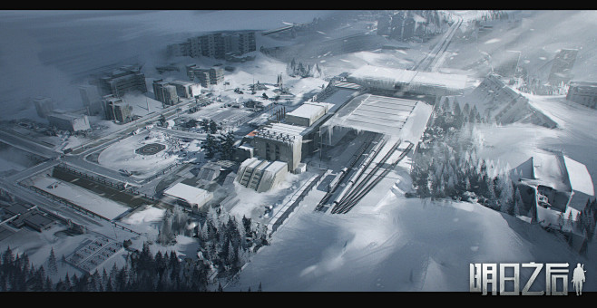 明日之后lifeafter-雪国车站设计