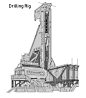 Drilling Rig, Joe Marquis : Sci-fi drilling rig