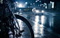 General 1920x1200 photography city urban lights rain street road night bicycle