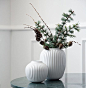 Kähler - Hammershøi Vase | Christmas decor | Winter decoration | Neutral decor