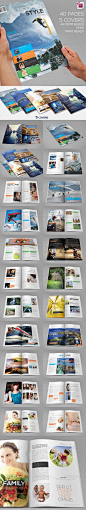 Modern Style Magazine | 40 Pages | 5 Covers - GraphicRiver Item for Sale