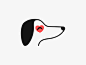 狗头线条LOGO-字体传奇网（ZITICQ）