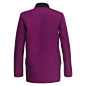 FrontRowShop紫色毛呢复合不规则下摆西装外套2013潮秋冬新款女装 原创 设计