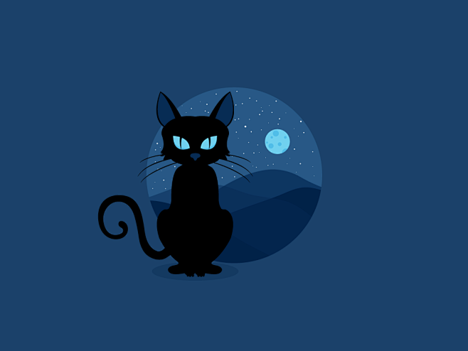 Cat 猫 #图标# #UI# #扁平化...