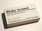 Ricky Synnot Studio Cards 09/10