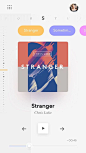 Music Player Exploration – Inspire Design | #ui #ux #userexperience #website #webdesign #design #minimal #minimalism #art #white #orange #blue #red #violet #yellow #data #app #ios #android #mobile #clean #blog #theme #template #chart #graphic #travel #map