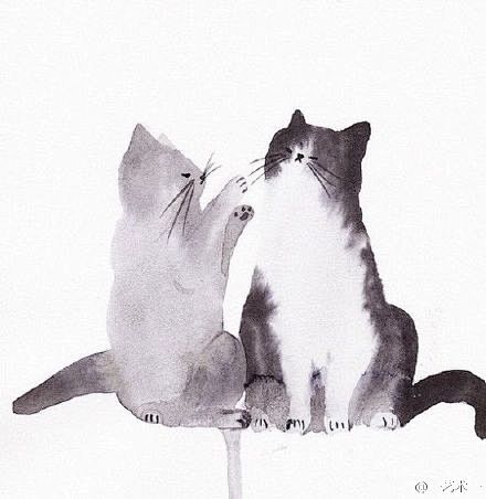 猫咪插画-----Laura Mckel...