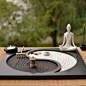 Create your own inner peace or just idle away a few moments with our table top zen garden.  Includes everything to make your little haven of peace.