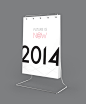 Calendar 2014 on Behance #字体# #色彩# #排版#