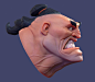 Stylized Head Sculpt, Christian Gallego : This is a fairly quick sculpt based off the amazing sketches of Tooth Wu... 

https://www.artstation.com/artwork/GXZQnd