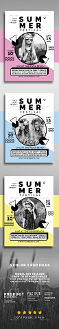 Summer Music Festival - Events Flyers