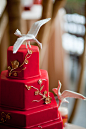 就是这个年味！28款中式婚礼甜点+来自：婚礼时光——关注婚礼的一切，分享最美好的时光。#中式婚礼蛋糕# 