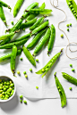 FOOD: Green Peas : Editorial food photography.