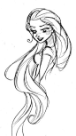 Rapunzel by David Gilson: Rapunzel Art Sketches, Disney Concept Art Sketches, Disney Sketch, Rapunzel Sketch, Character Sketch, Disney Dibujo, Sketches Drawings, Disney Cruise/Plan