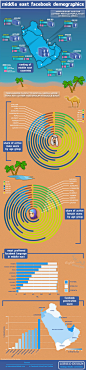 Middle East Facebook Demographics Infographic