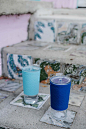 Ello Tidal 玻璃杯带吸管，567克 20 Oz. 蓝色 824-1432-025-6: 亚马逊中国: 运动户外休闲-海外购 美亚直邮