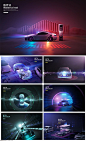 7款新能源汽车电动汽车电池能源科技-2PSD格式202272 - 设计素材 - 比图素材网